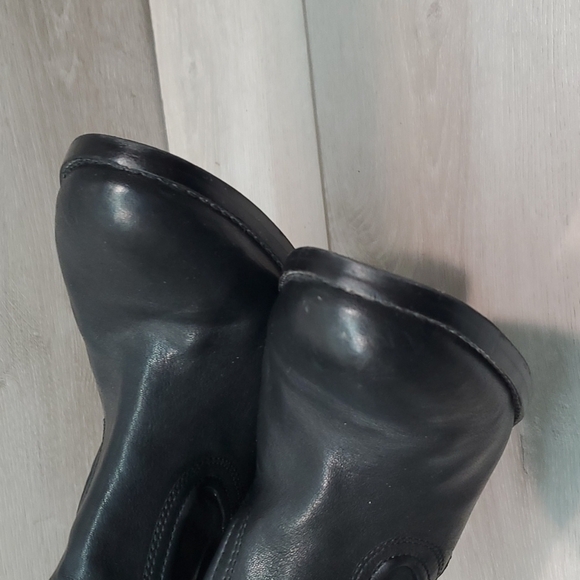 Arturo Chiang Womens Comfort Ankle Leather Heels Boots shoes sz 8M - Picture 4 of 12